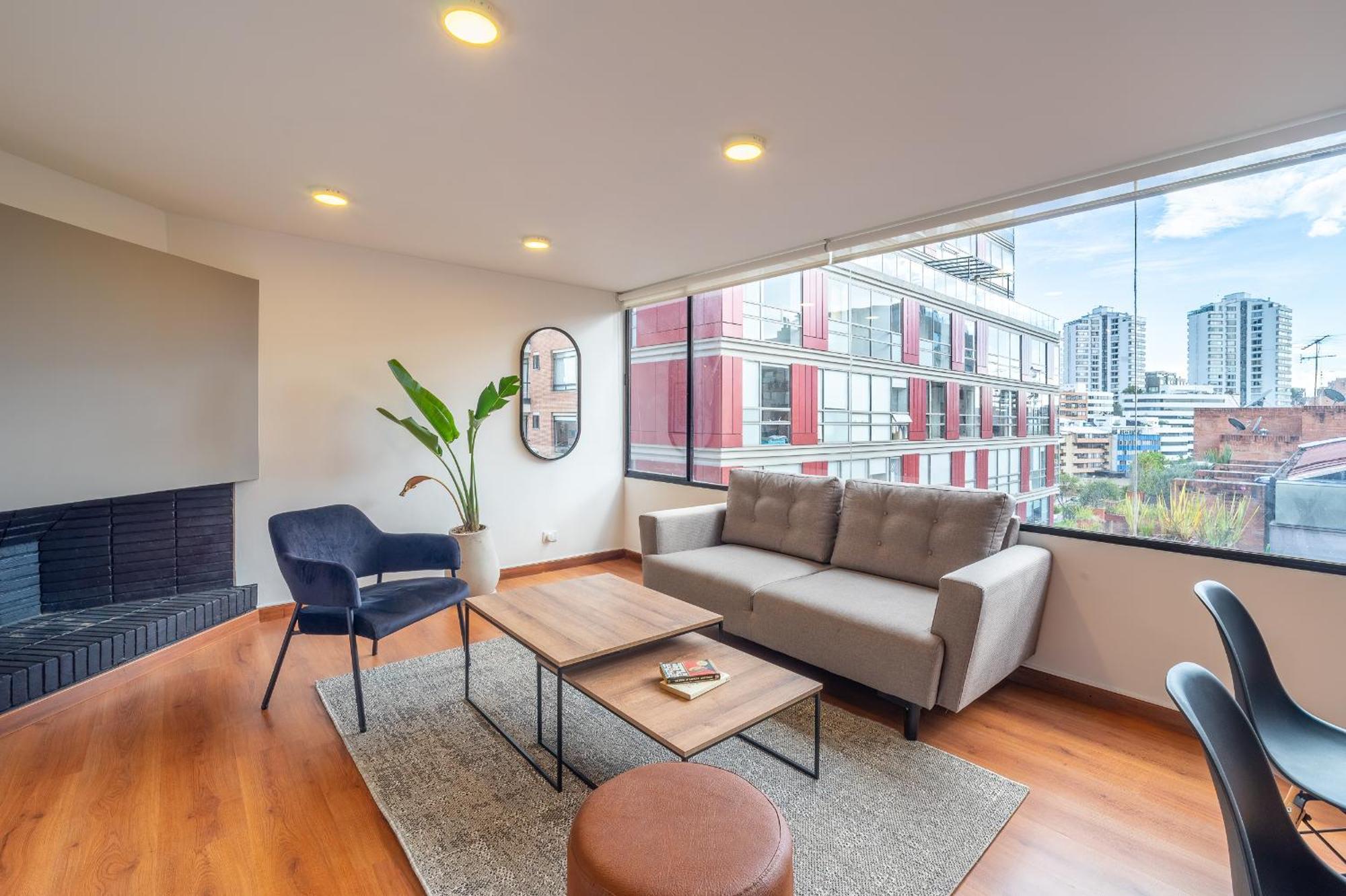 波哥大Penthouse Chicala Colombian Experience In Parque Virrey公寓 外观 照片