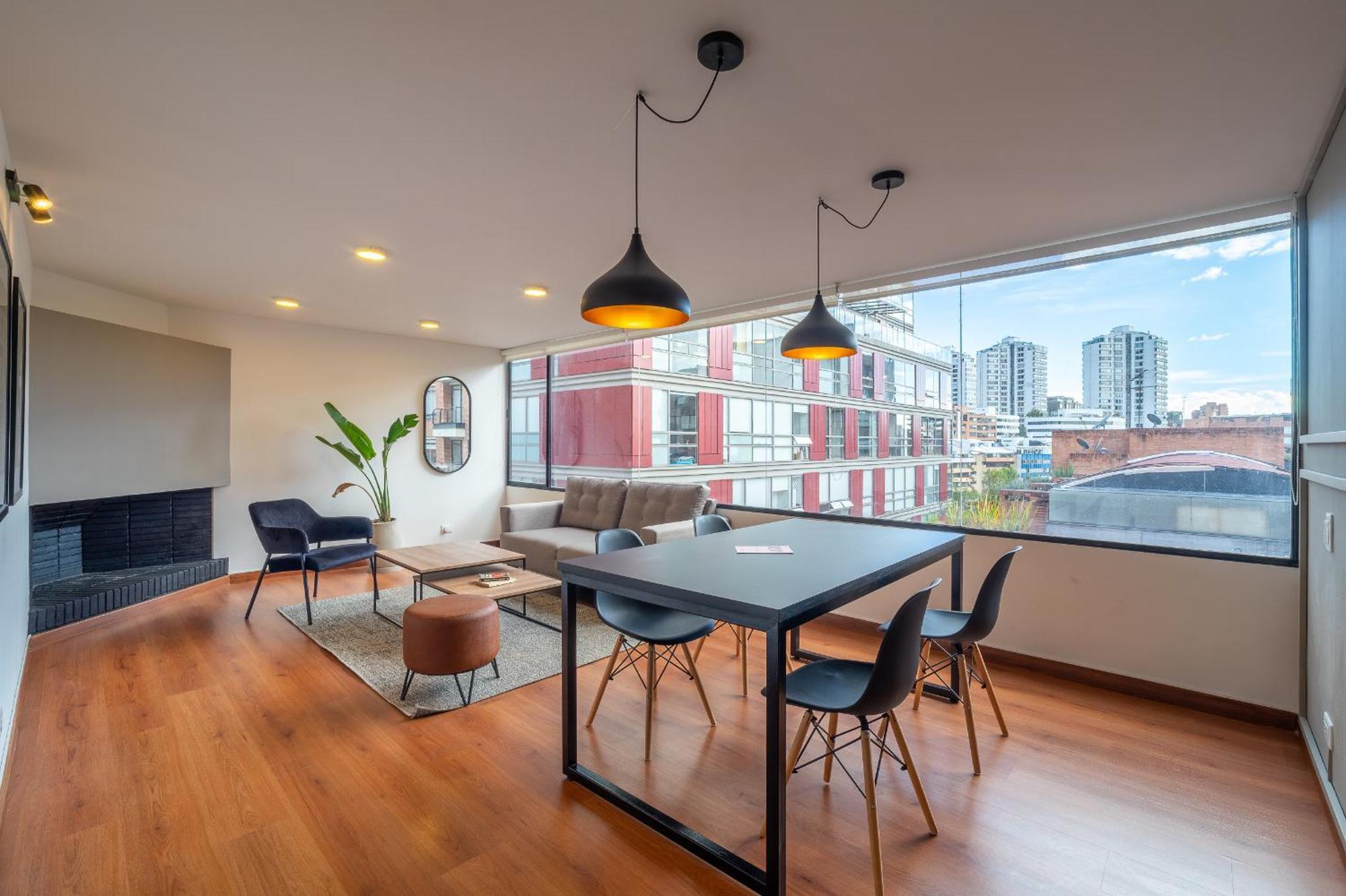 波哥大Penthouse Chicala Colombian Experience In Parque Virrey公寓 外观 照片