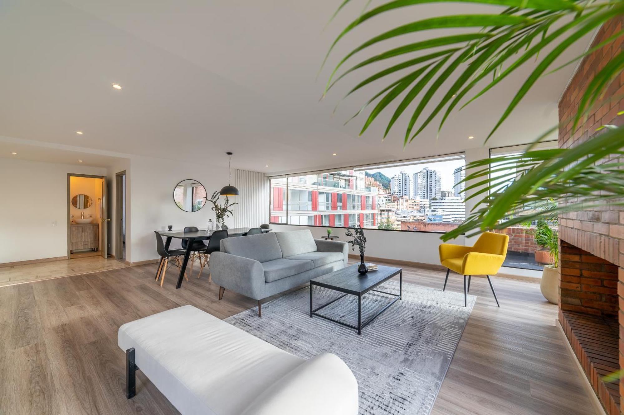 波哥大Penthouse Chicala Colombian Experience In Parque Virrey公寓 外观 照片